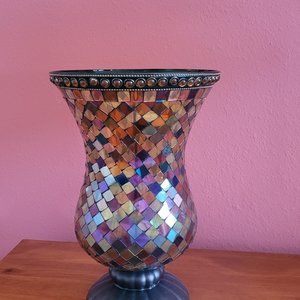 Mosaic candle holder